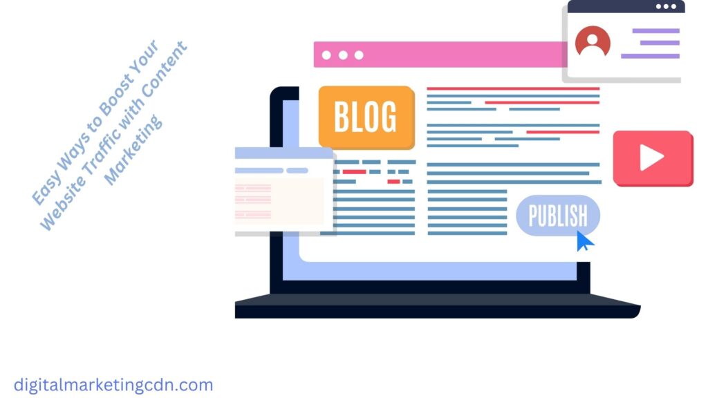 Easy Ways to Boost Your Website Traffic with Content Marketing