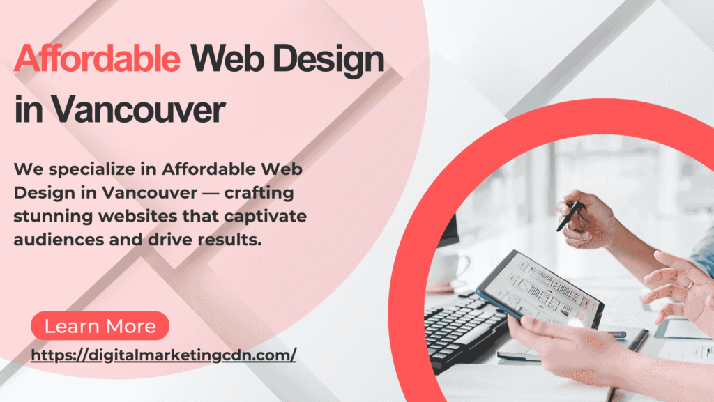 Affordable Web Design in Vancouver