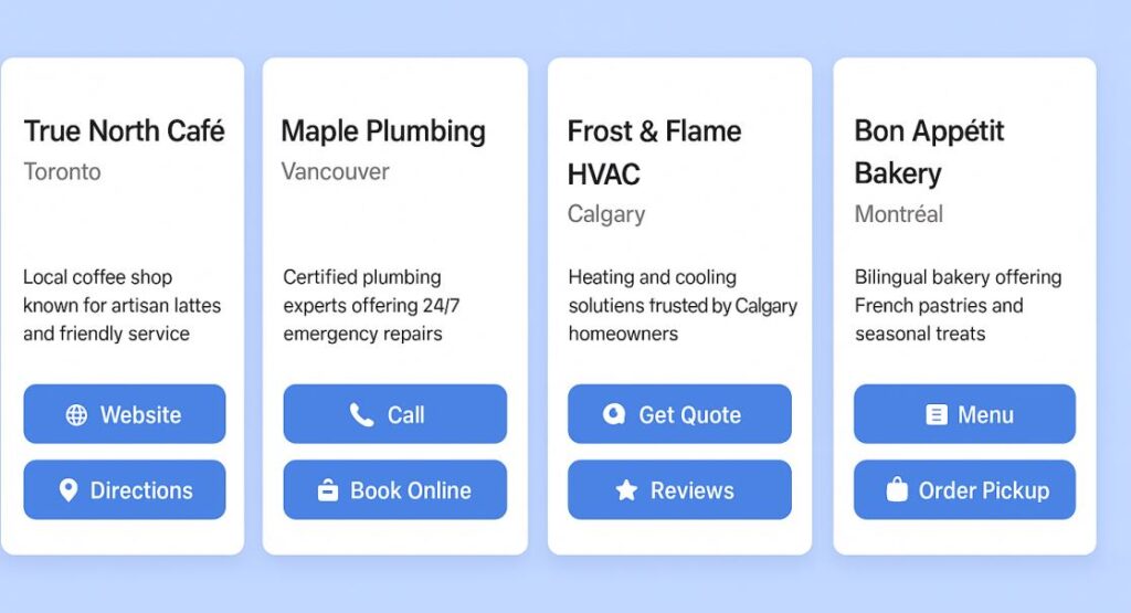 Google Business Profile setup illustration for Canadian local businesses