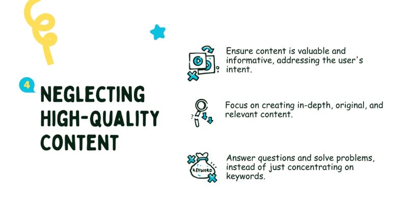 neglecting high-quality content